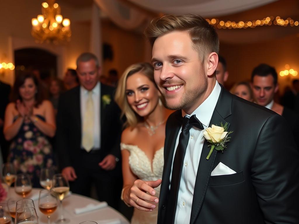 photo of a wedding hostфото