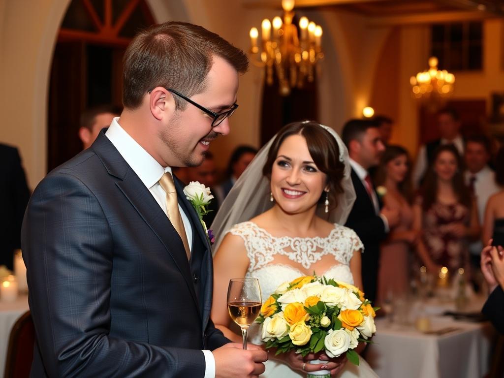 photo of a wedding hostфото